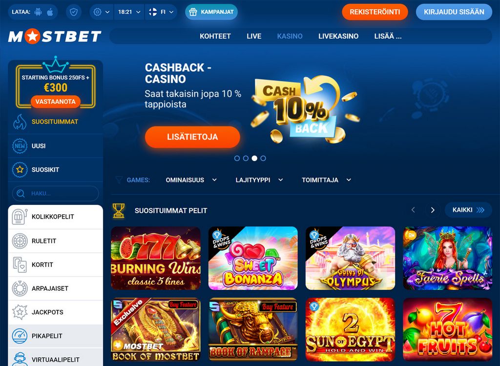 Registrace a přihlášení u Mostbet CZ